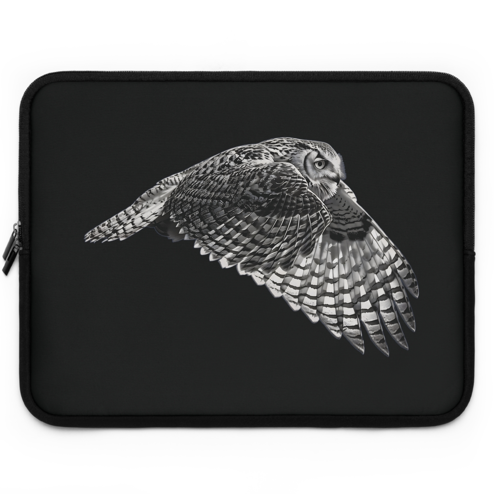 AvalgArt – Owl premium Laptop Sleeve – Protective Neoprene Case, 15" & 17"