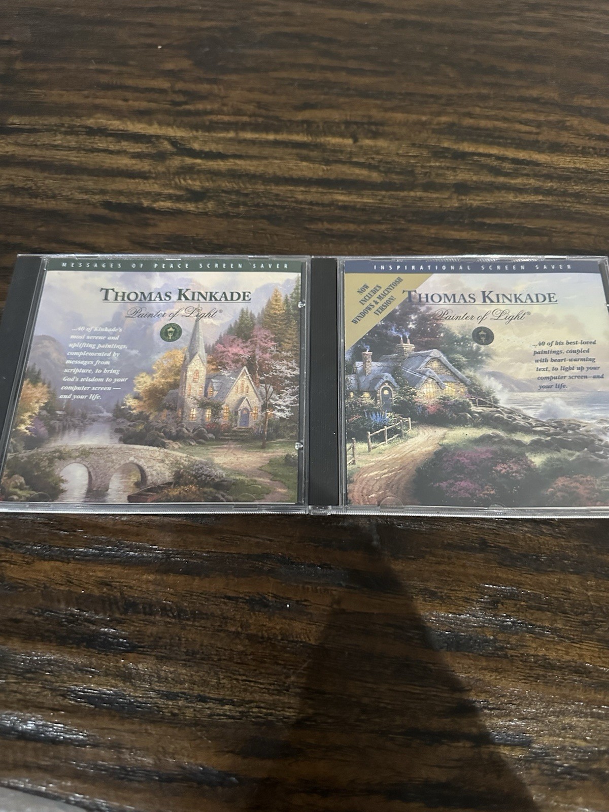Thomas Kinkade Lot Of 2 PC CD-Rom 1998