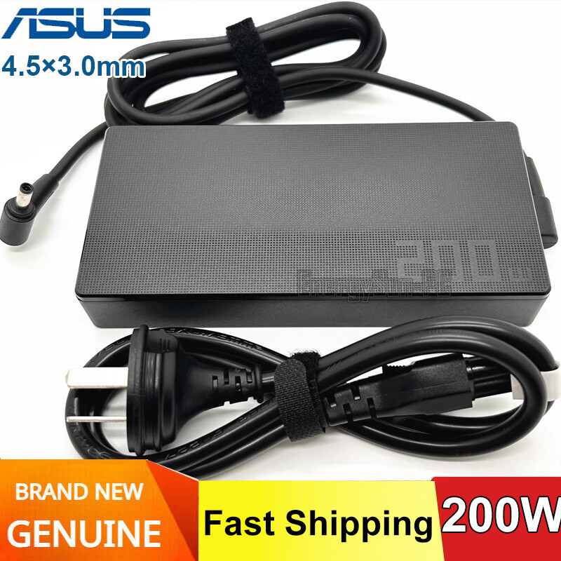 Original ASUS15 Pro N6506M 200W 20V 10A Power Charger Laptop Adapter 4.5x3.0mm
