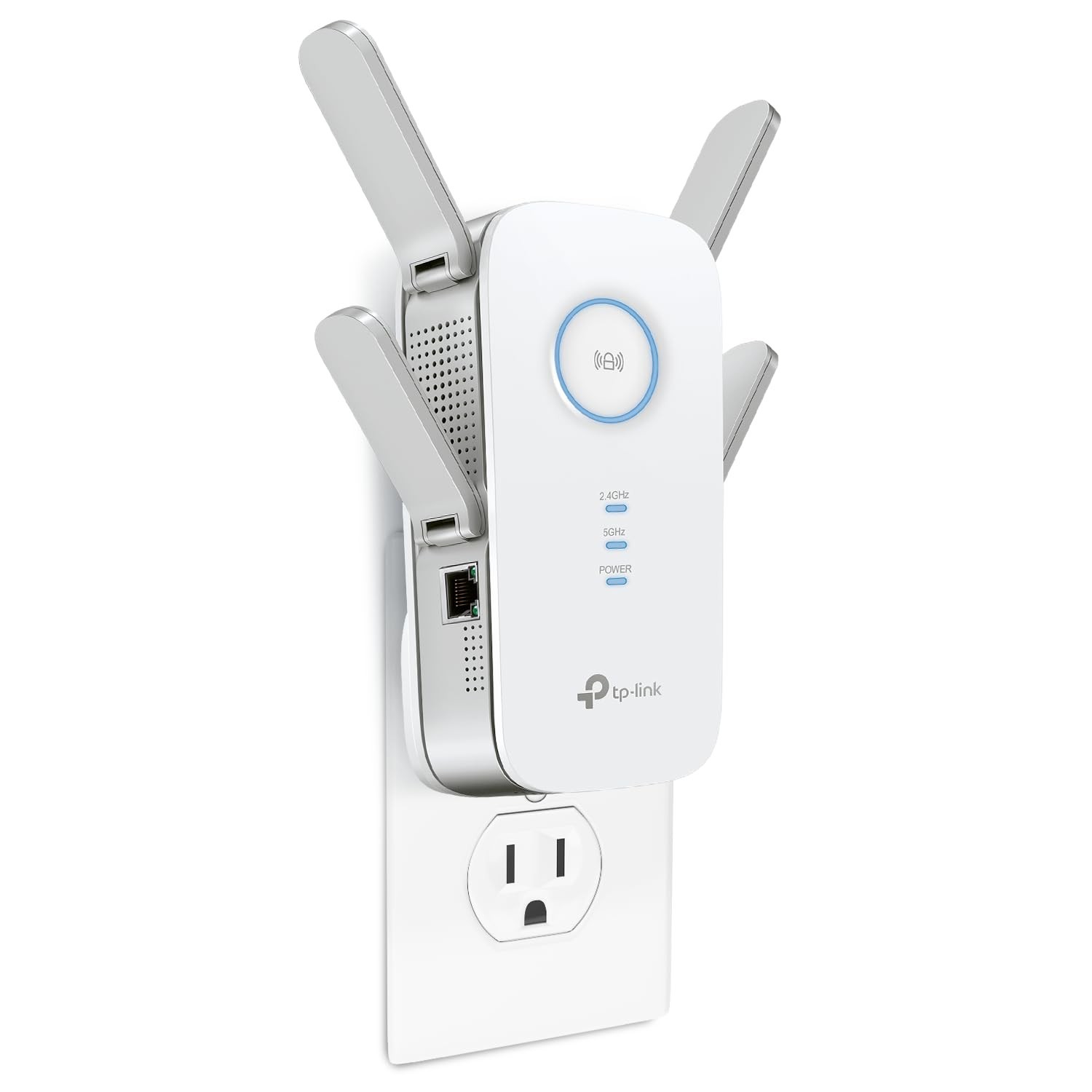TP-Link RE650 AC2600 Mesh WiFi Extender White Dual Band 2600Mbps Gigabit Port