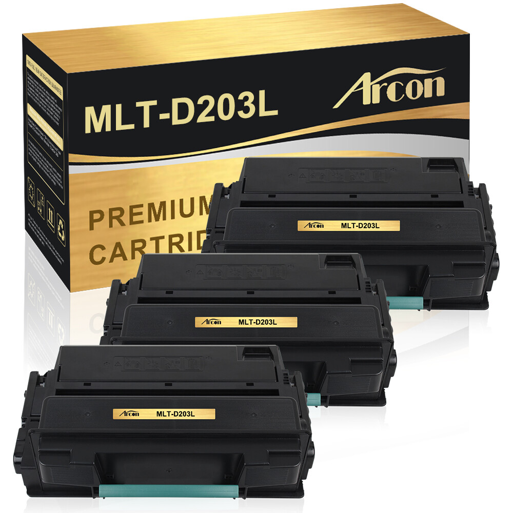 3 pk High Yield MLT-D203L Toner Cartridge For Samsung Pro Xpress M3320ND M4070FR