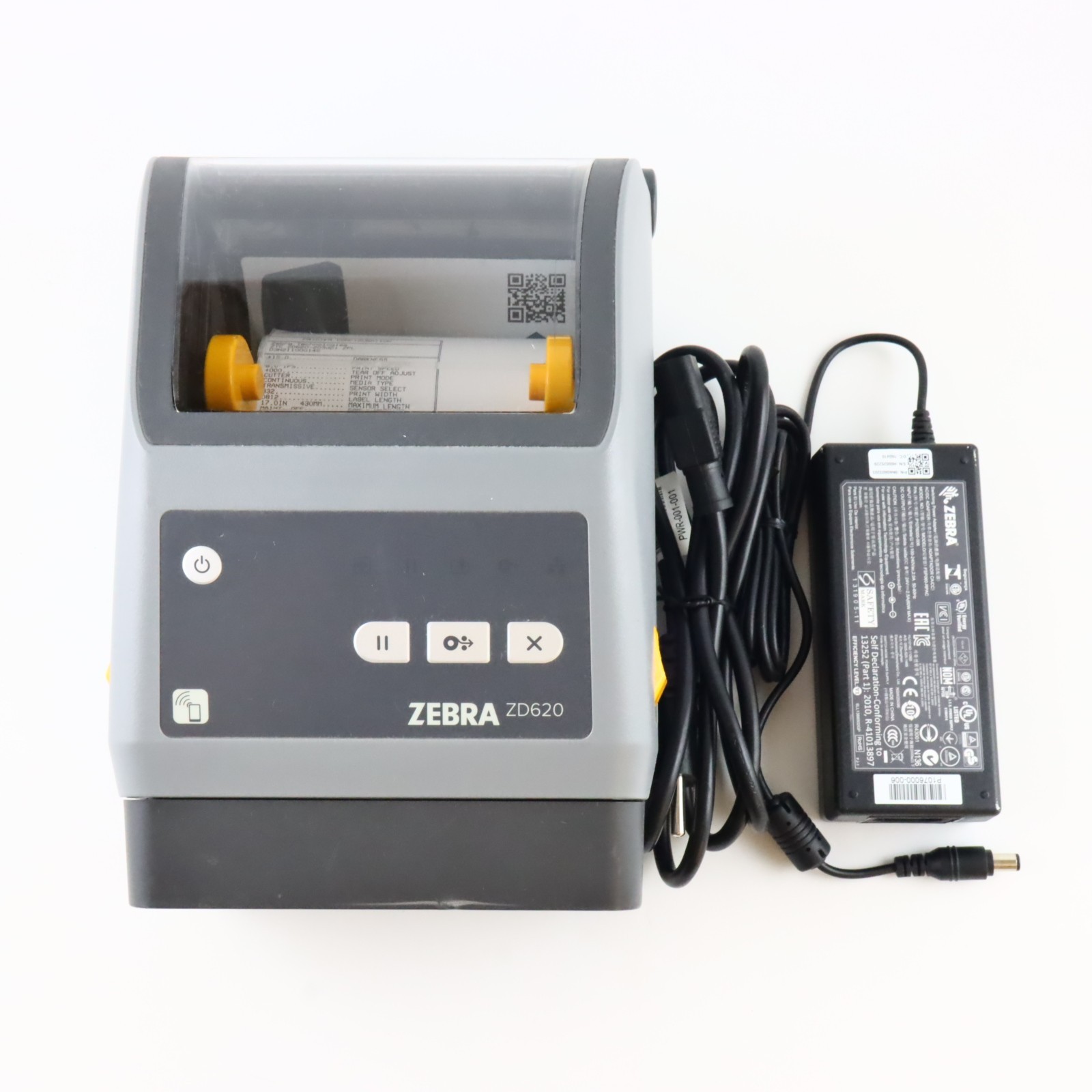 Zebra ZD620 ZD62042-D21F00EZ 4" Thermal Label Printer Cutter USB LAN BT UPS USPS
