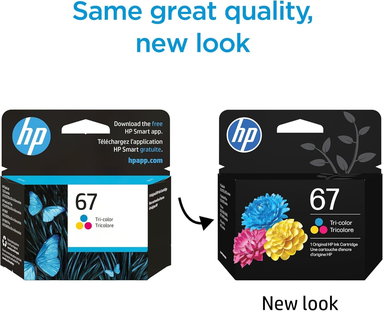 Genuine - HP 67 - 3YM55AN140 - Tri-color Original Ink Cartridge - June 2027 NEW