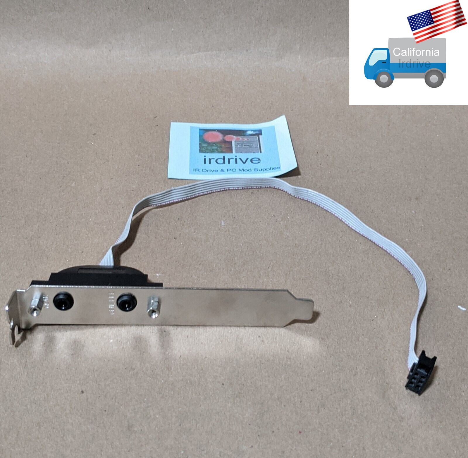 Center & Rear Speaker 5.1 Audio Port Back Bracket to 6-PIN PC Motherboard Header