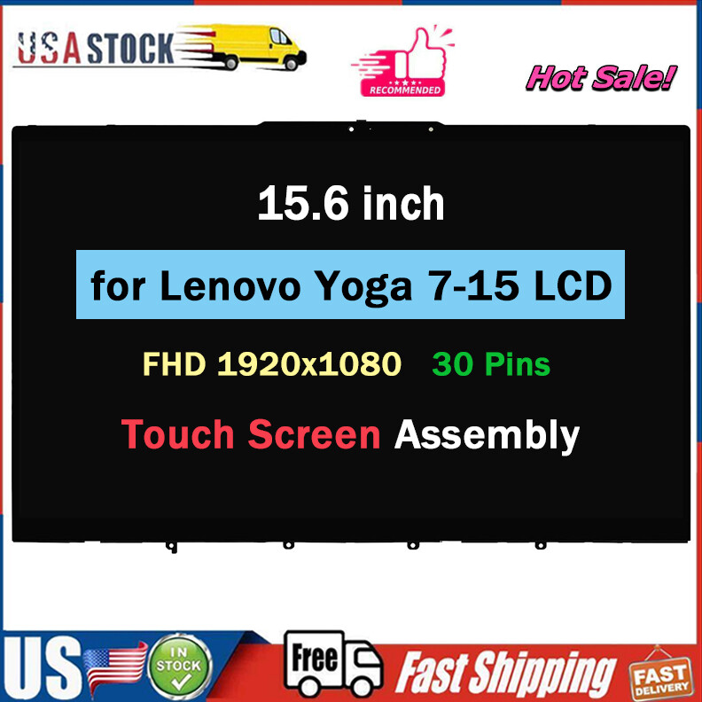 for Lenovo Yoga 7-15 7-15ITL5 7i-15ITL5 LCD Touch Screen Replacement 15.6" FHD