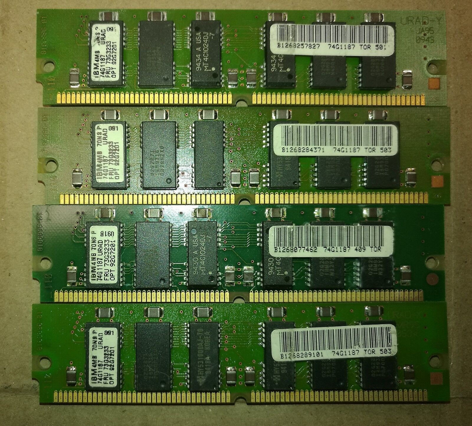 1 x IBM 73G3233 4MB Memory Module 70ns SIMM RS6000 (Qty avaiable)