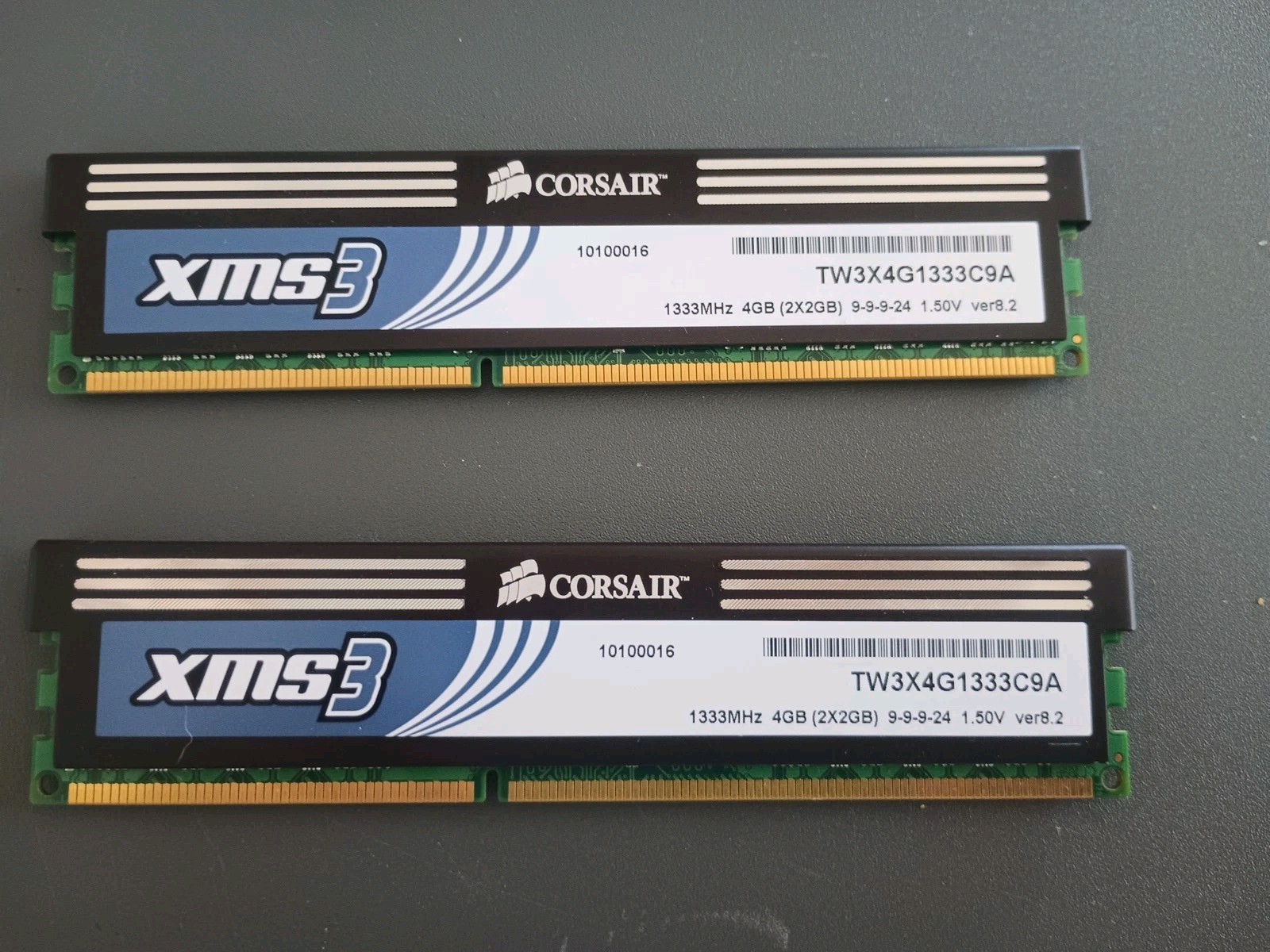 Corsair XMS3 DDR3 8GB (2x4GB) 1333MHz Desktop RAM TW3X4G1333C9A