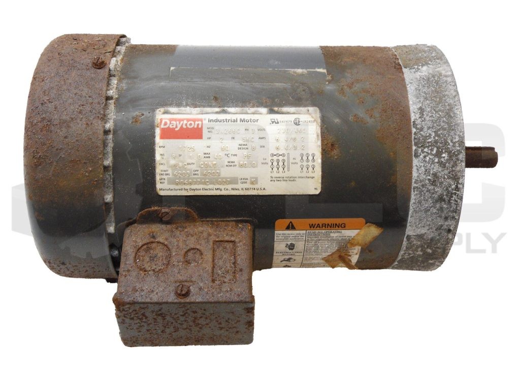 NEW DAYTON 3N266C INDUSTRIAL MOTOR 3PH 2HP 1725RPM FR:56C 230/460V 60HZ *READ*