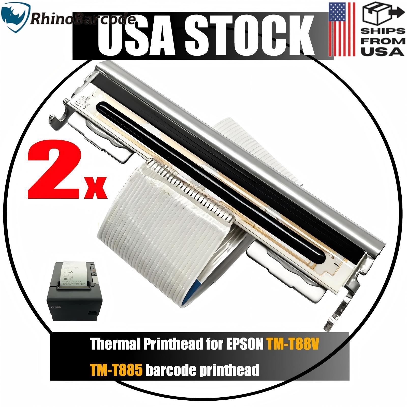 2PCS For Epson TM-T88V Printhead ,PN:2141001/2131885/2138822
