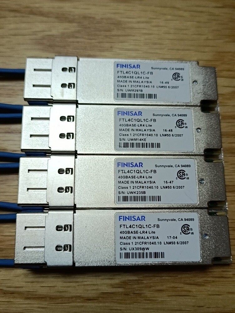 Finisar FTL4C1QL1C-FB 40GBASE-LR4 Lite QSFP+ 2KM 1310nm Transceiver