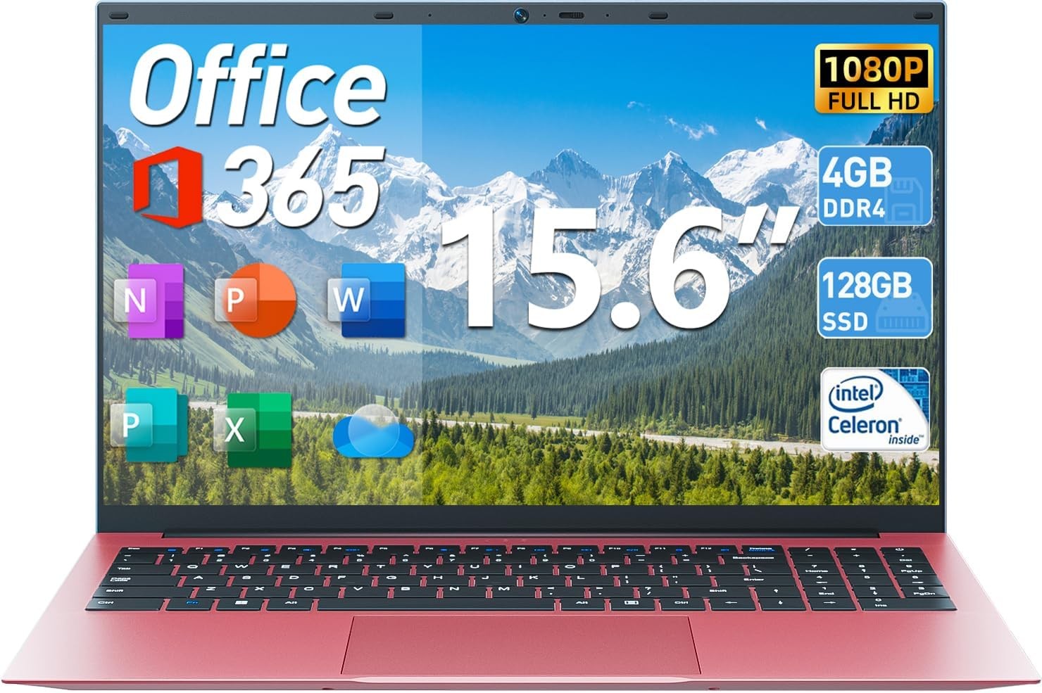 2026 SGIN FHD IPS Laptop Intel N5095 4GB DDR4 128GB SSD  WI-FI6, Microsoft 365