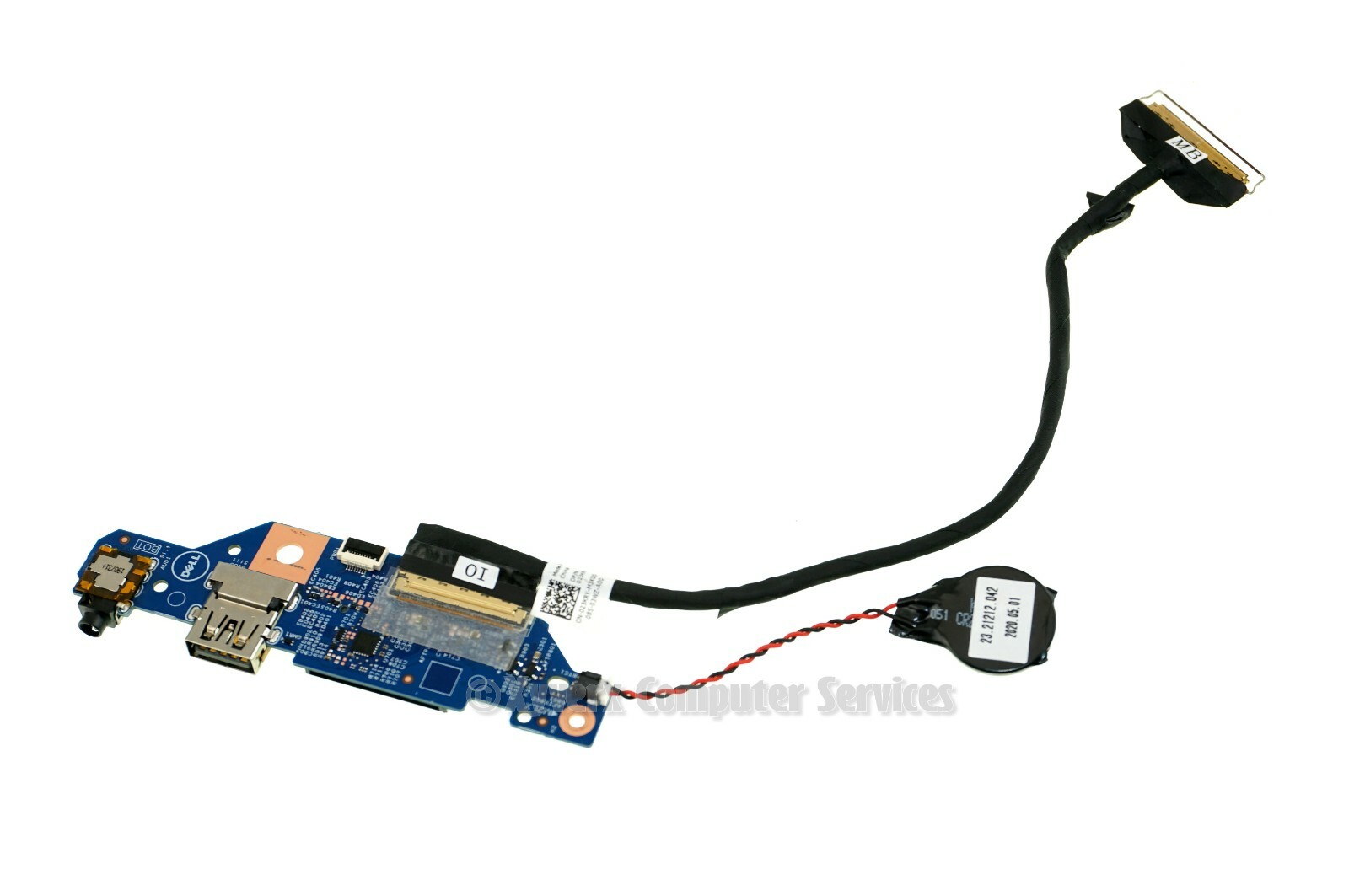 DFKXV 23KRY OEM DELL USB AUDIO CARD READER BOARD W CABLE 7706 2N1 P98F (CG43)