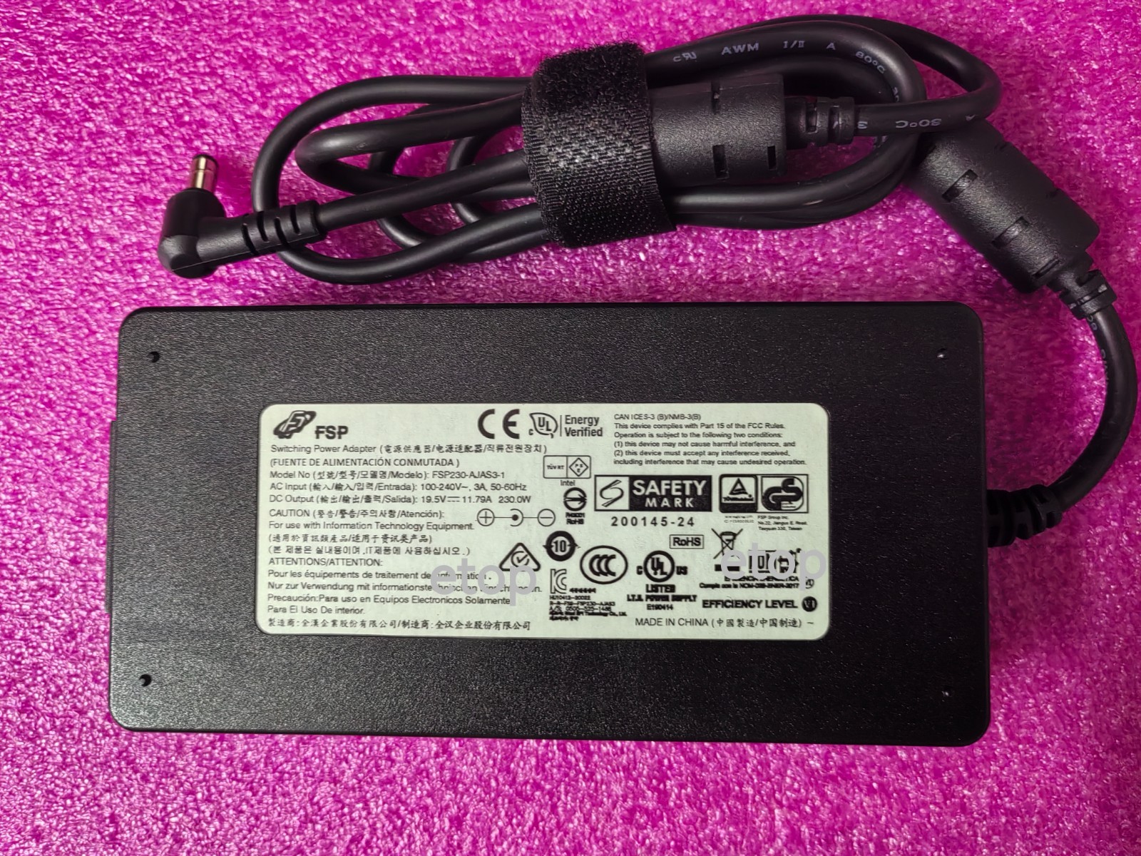 19.5V 11.79A FSP230-AJAS3-1 KC HU10412-20022 For intel NUC 230W Adapter Original