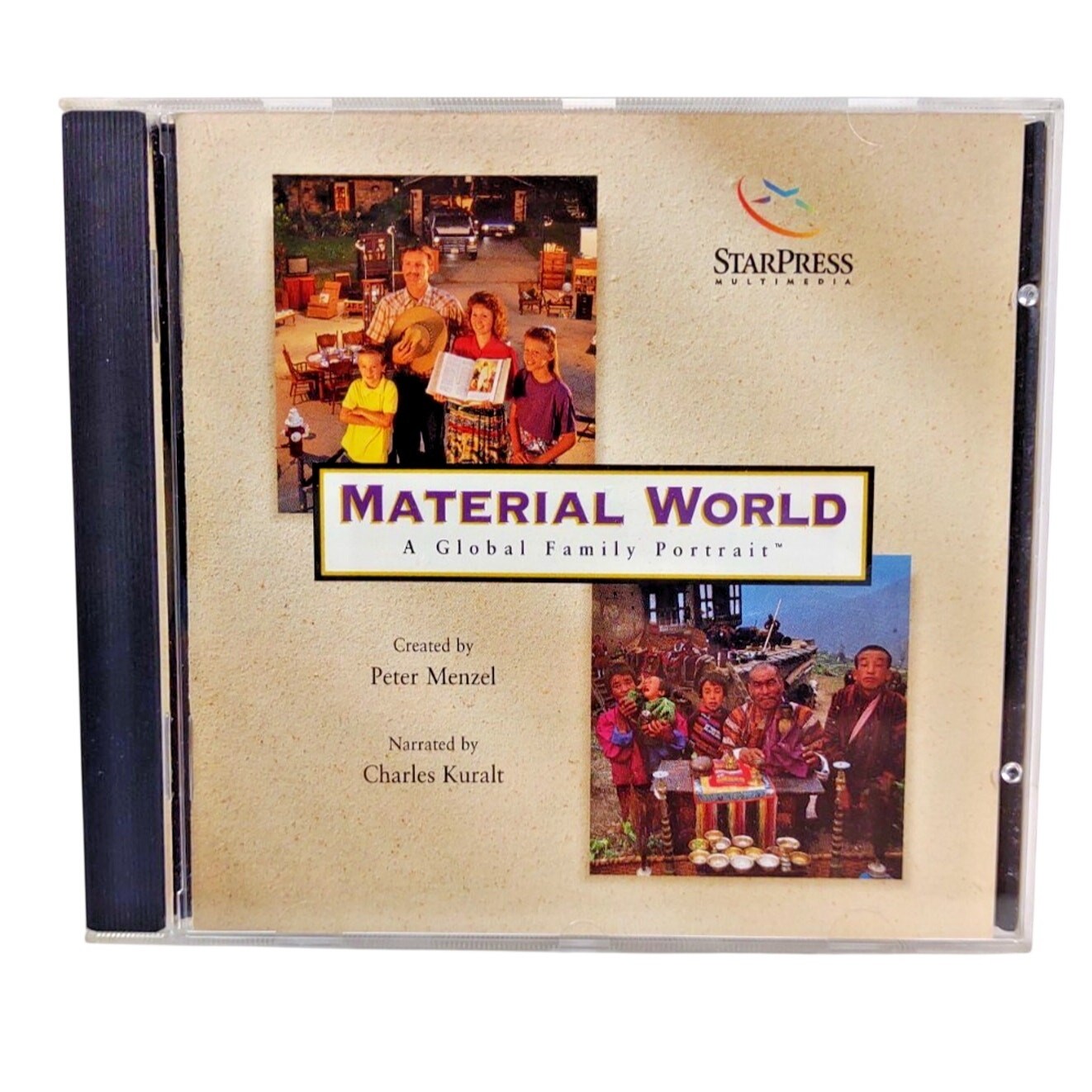 VTG Material World A Global Family Portrait CD-Rom 1994 StarPress Windows MAC