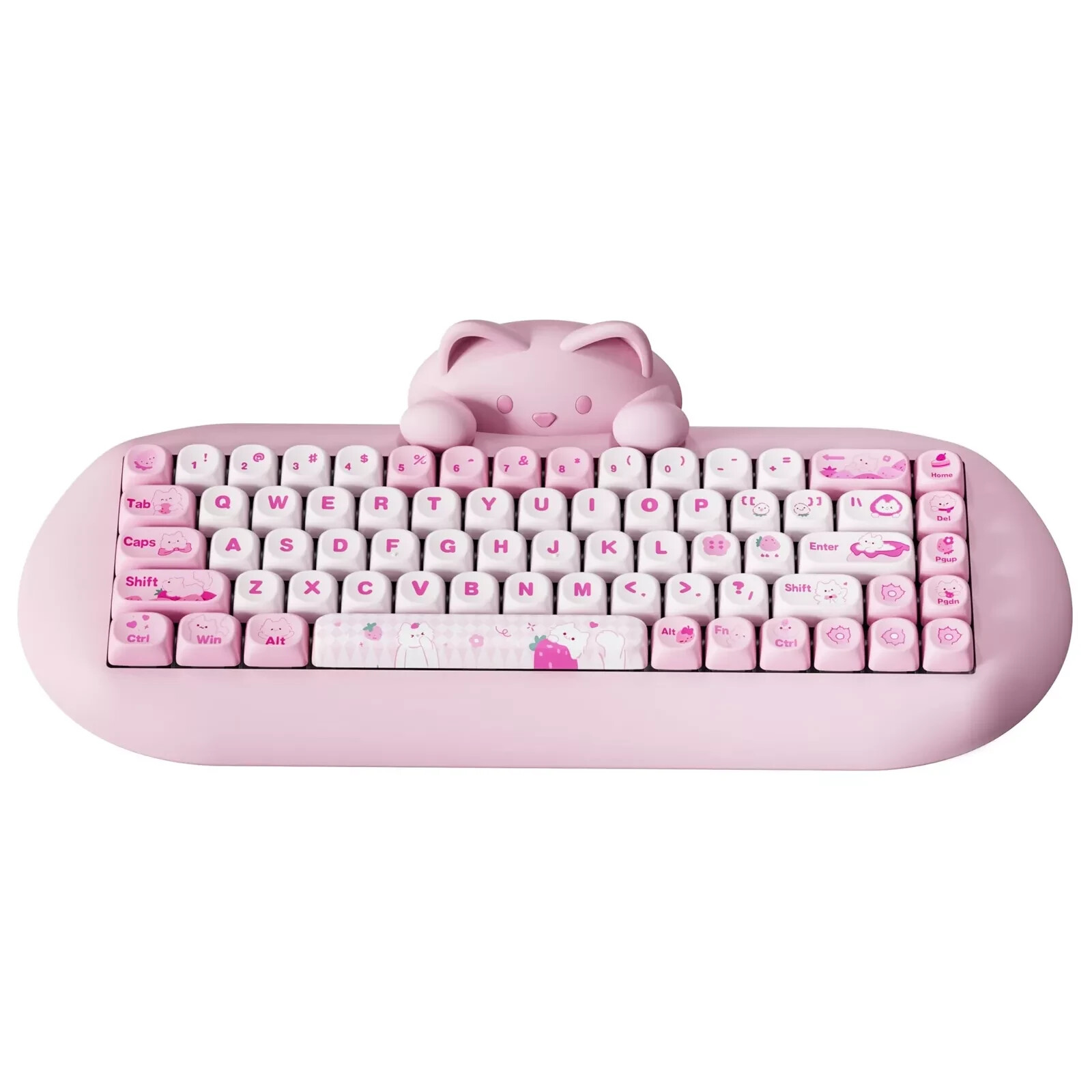 YUNZII C68 Wireless Mechanical Keyboard, 65% Gaming Keyboard Hot Swap,Triple ...
