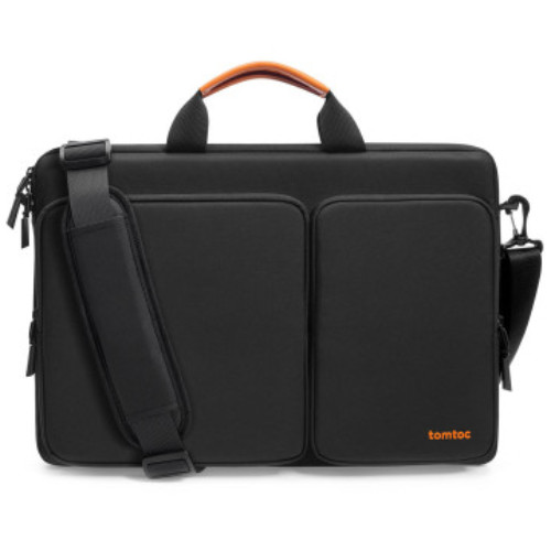 TomToc Bag for Notebook Defender A42 17.3" Briefcase Black Polyester A42G1D1