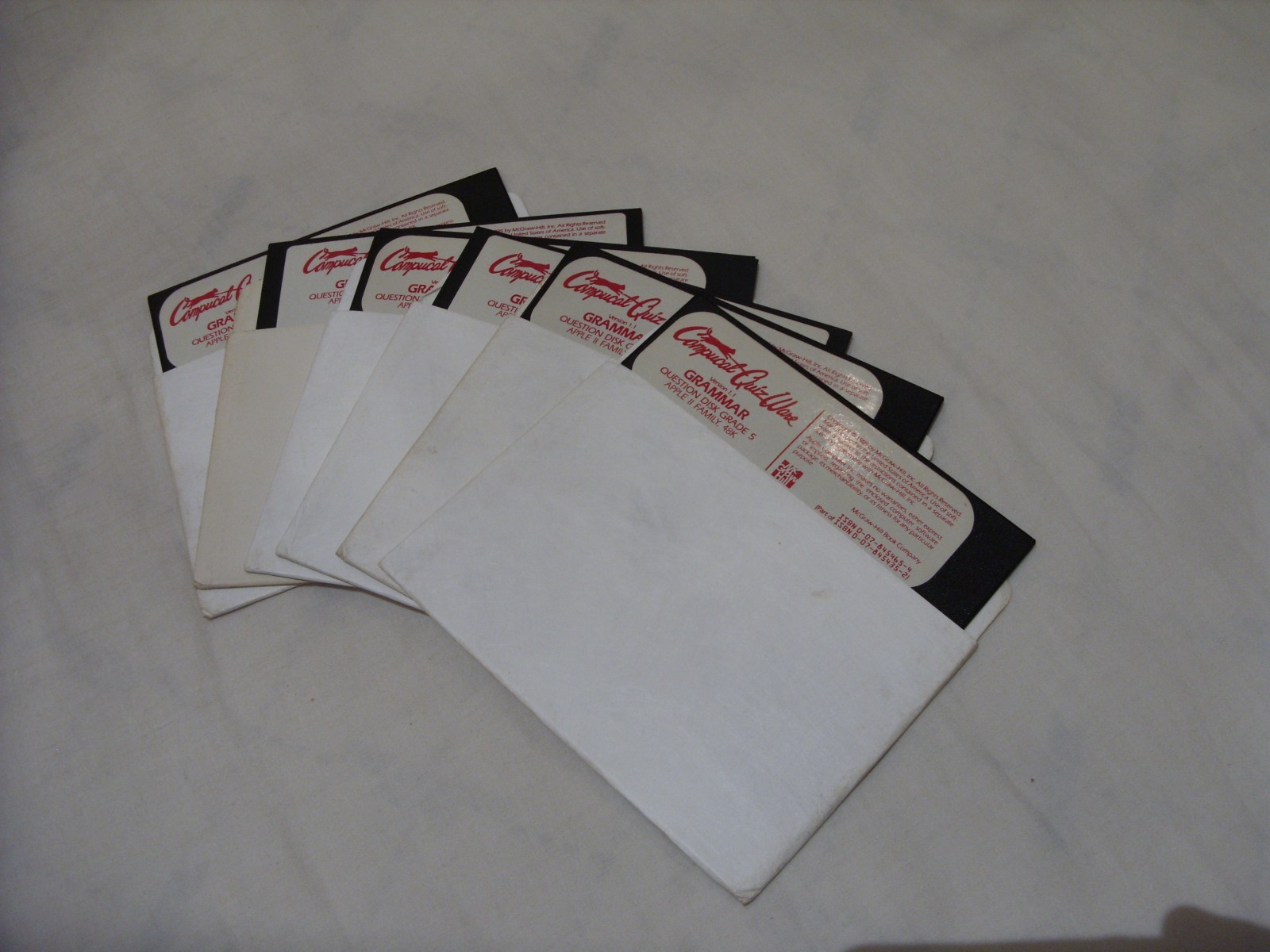 Compucal Quiz Ware Collection v 1.1 McGraw Hill Apple II software 1985 Vintage