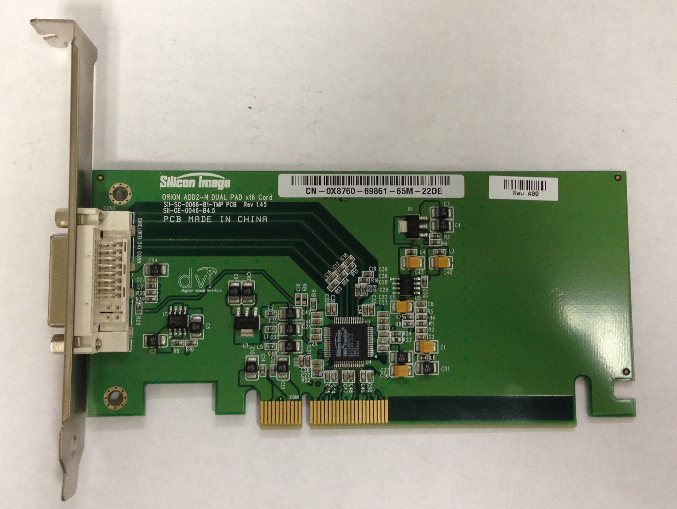 Orion CN-0X8760 Silicon Image ADD2-N Dual Pad x16 Video Card DVI 