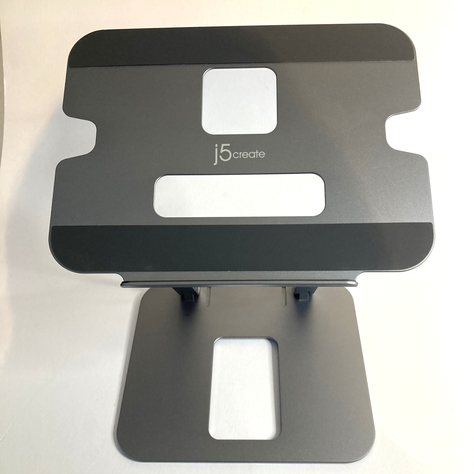 j5create Multi-Angle Multi Position Sturdy Computer Laptop Tablet  Stand, Silver