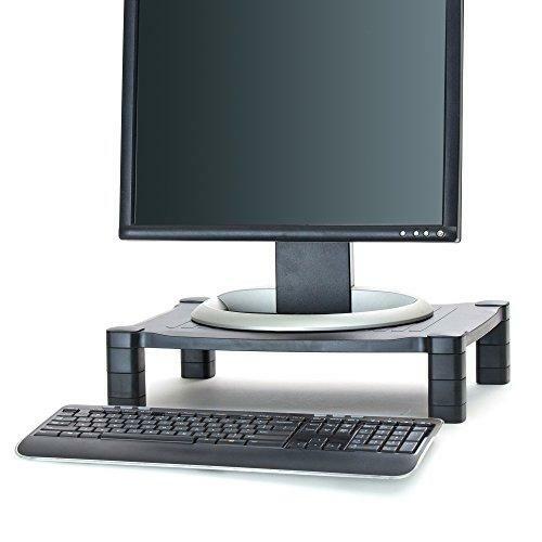 Mind Reader Adjustable Monitor Stand Riser for Computer, Laptop, Desk, iMac,