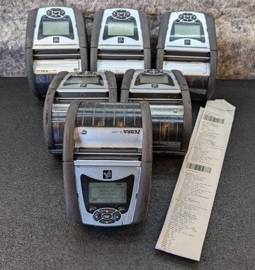 🔥Lot of 6🔥 Zebra QLn320 Thermal Label Printer *ReadDescription*