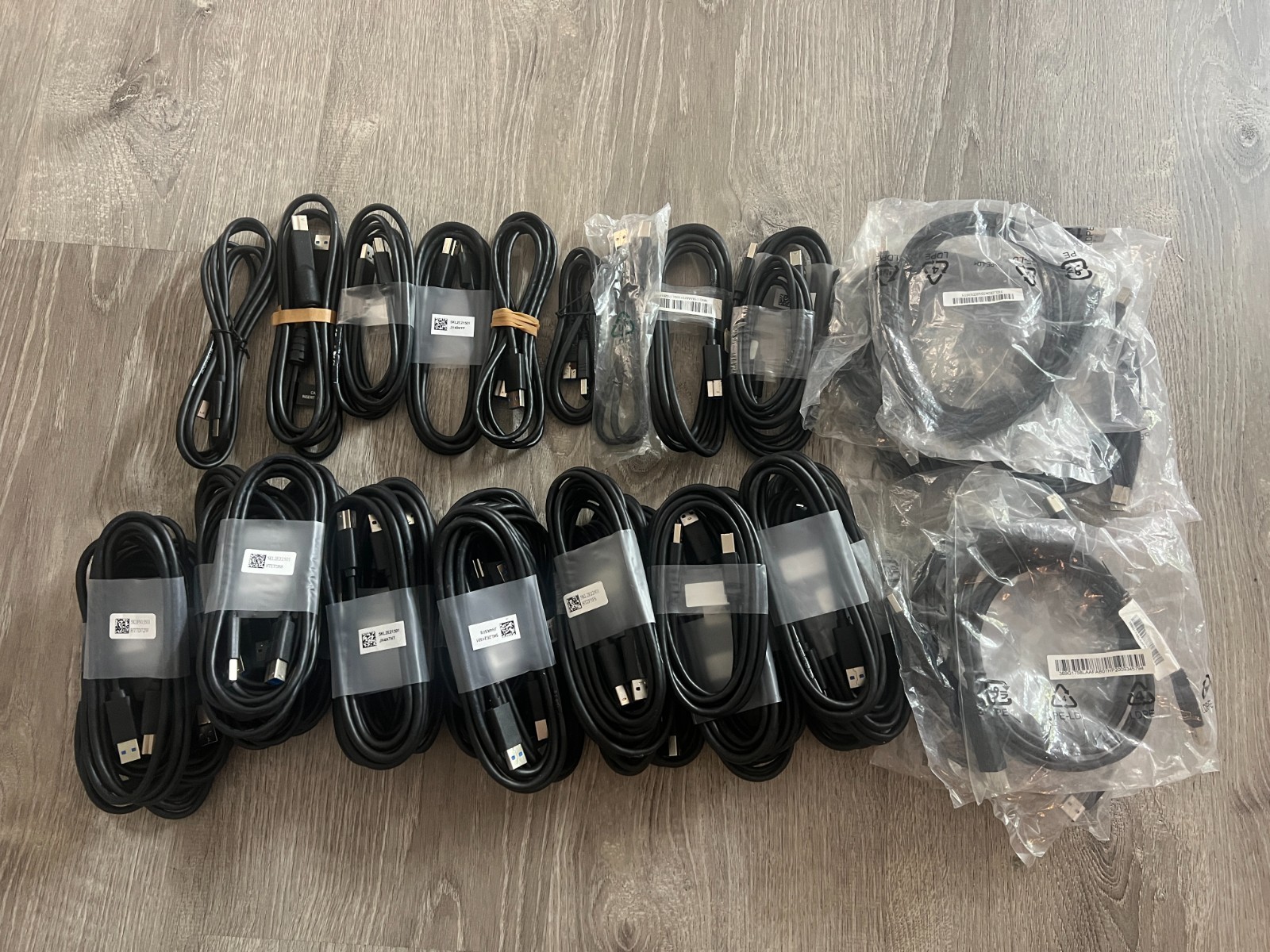 Lot of 56 Dell 6 Ft USB 3.0 Type A to B Male to Male Printer Scanner Cable