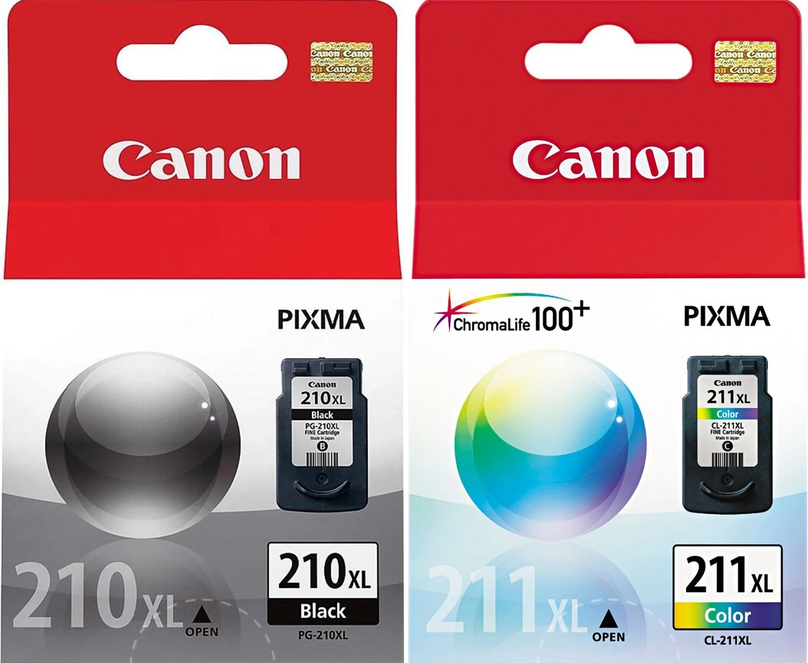 GENUINE Canon PG-210xL CL-211XL  Ink Cartridge for PIXMA MP280 MX350 MX410