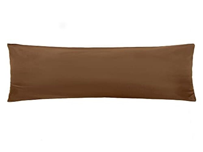  Soft Brushed Microfiber Fabric Zipper Pillow Case, Cozy and Lightweight, Easy 