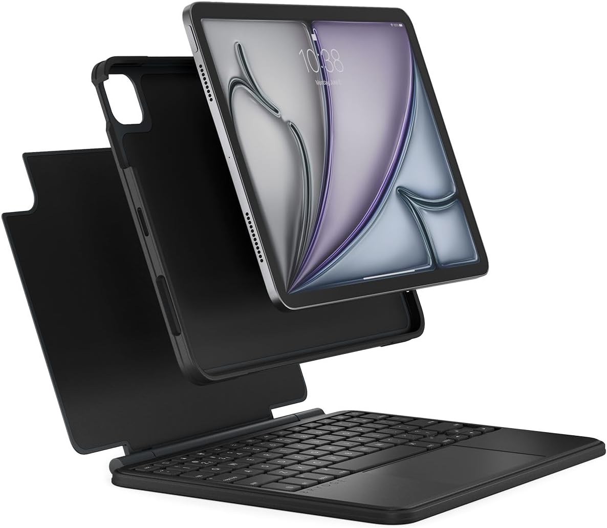 Brydge BRY4022 Air MAX Plus Wireless Keyboard Case w Trackpad for iPad Pro Air