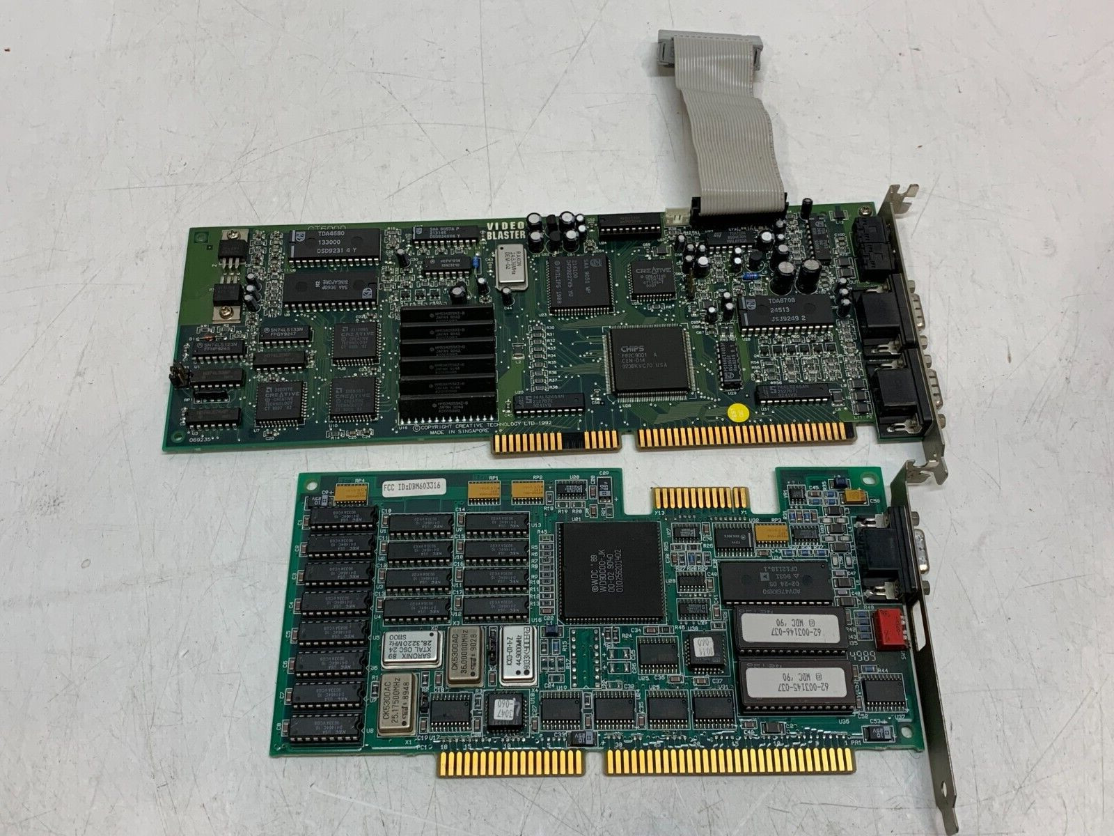 Creative Labs VIDEO BLASTER CT6000 +Western Digital WD90C00-JK ISA Video Cards