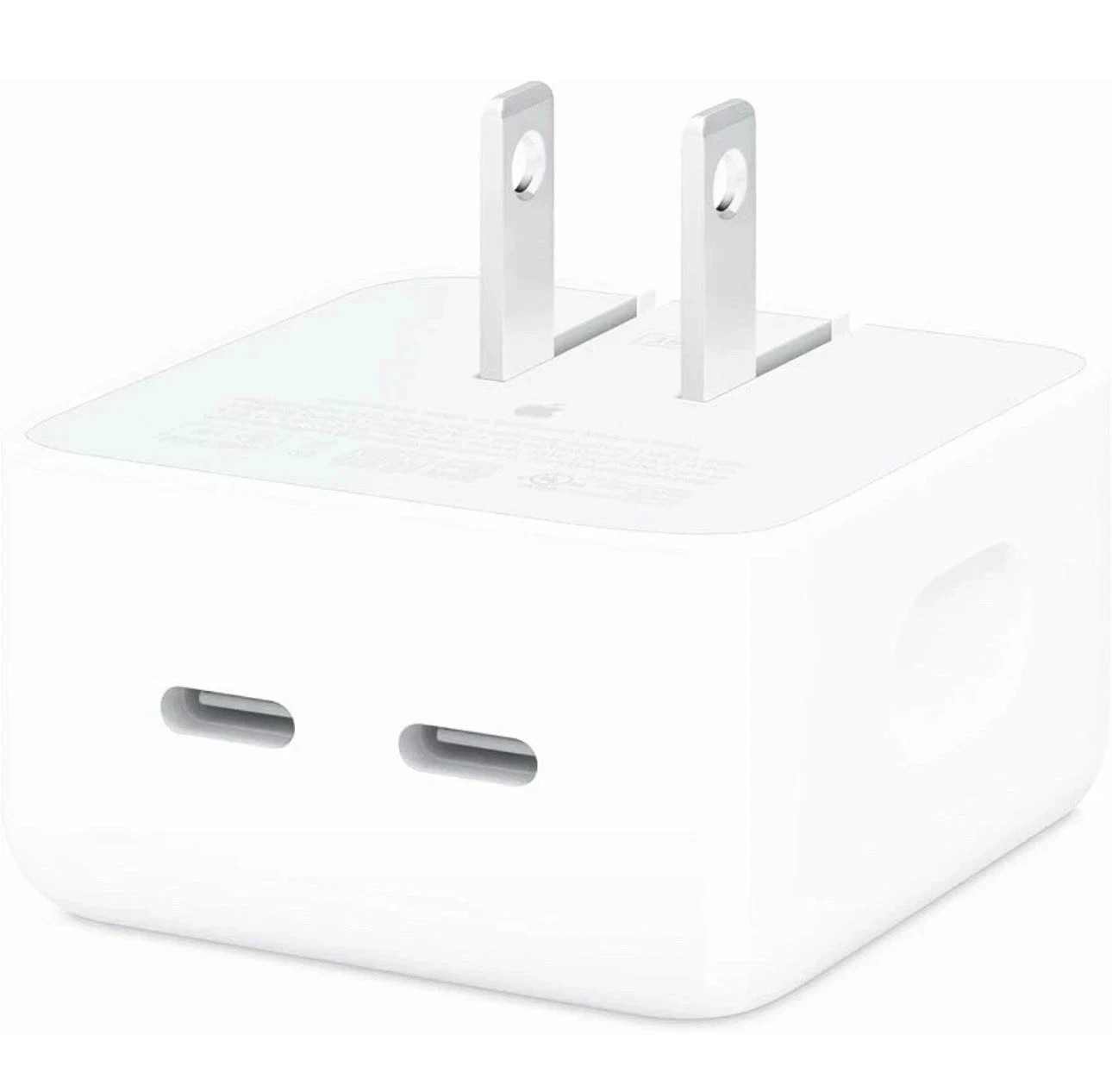 Genuine Apple 35W Dual USB-C Port Compact Power Adapter MNWM3AM/A A2571