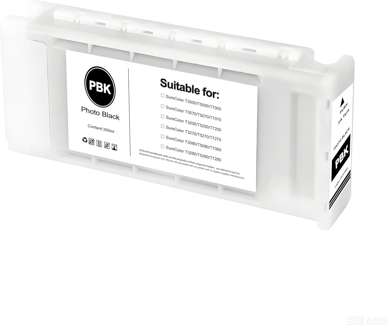 T693 UltraChrome XD 350 mL Photo Black Ink Cartridge [T693100] SureColor T3000