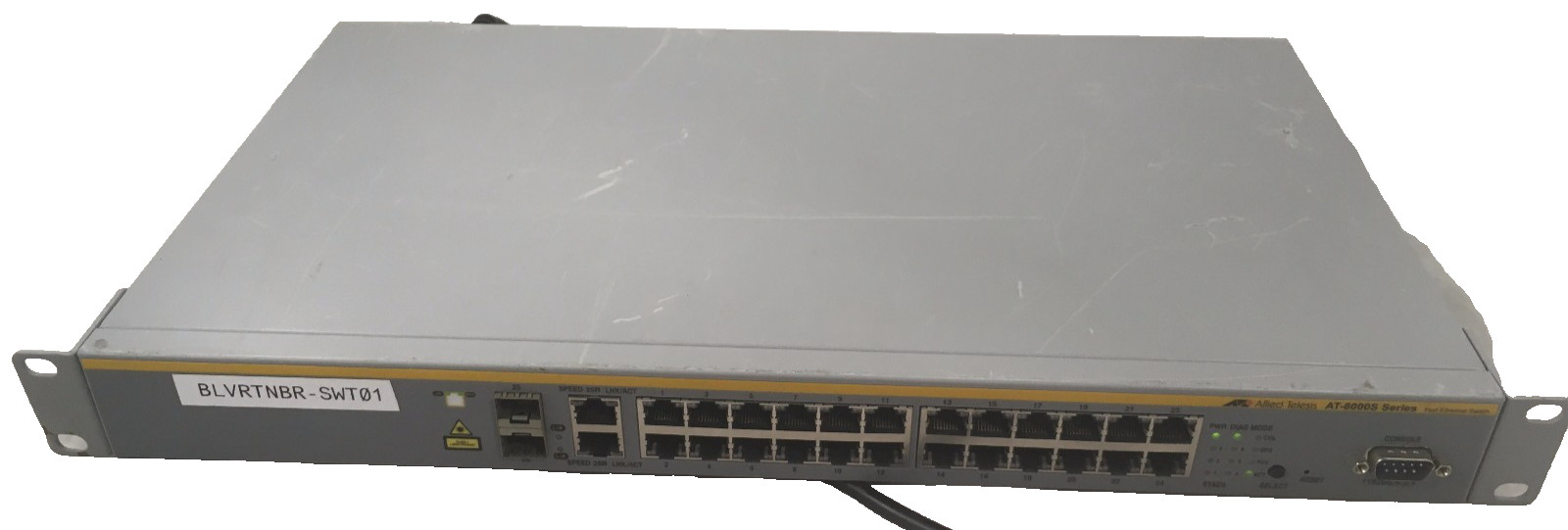 ALLIED TELESIS AT-8000S 24-PORT FAST ETHERNET NETWORK SWITCH AT-8000S/24