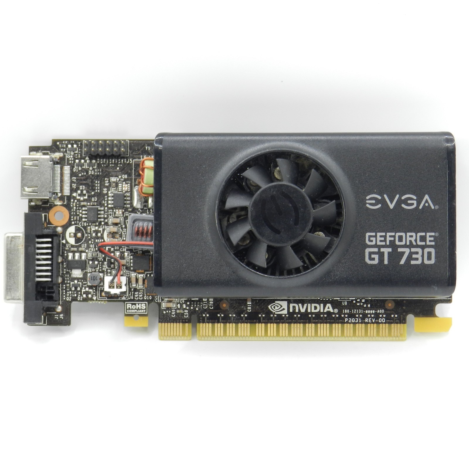 EVGA NVIDIA GeForce GT 730 2GB GDDR5 PCIe x8 GPU Video Graphics Card - TESTED