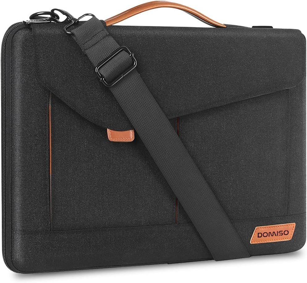 Sleeve for 17-17.3 Inch Laptop, Business Briefcase Messenger Bag, Black