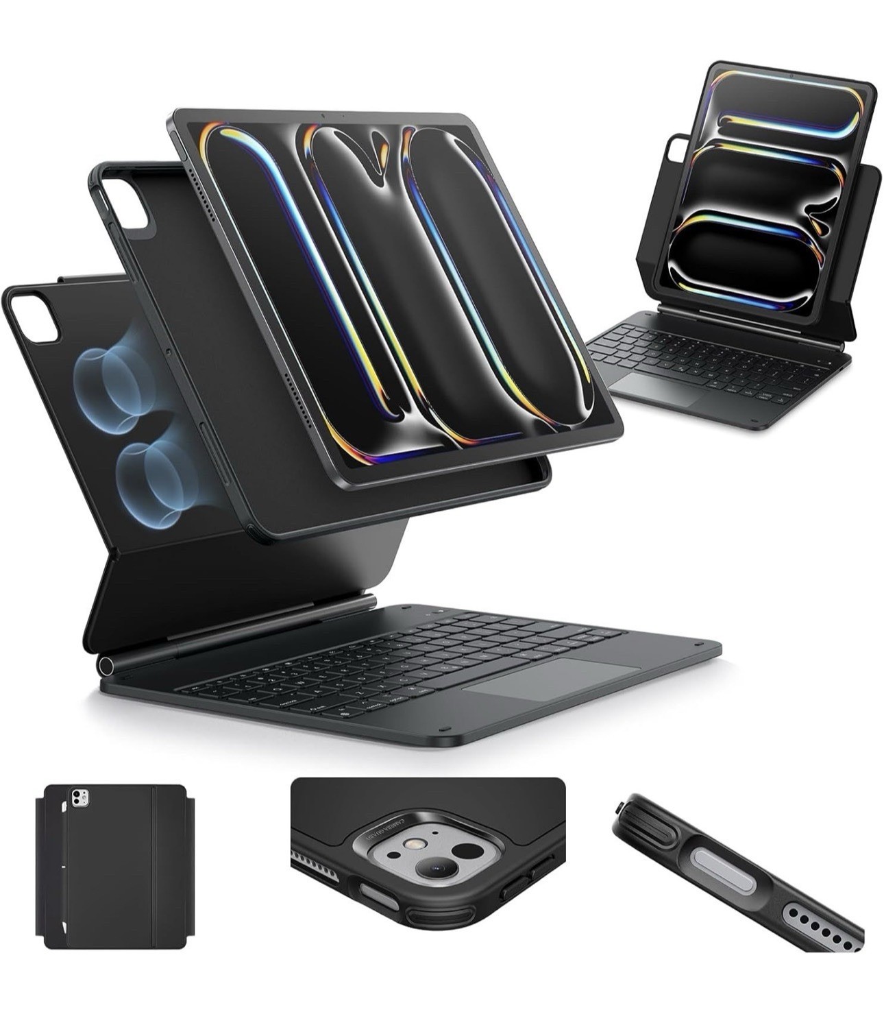 ESR Rebound Magnetic Keyboard Case 360 for iPad Pro 13 Black