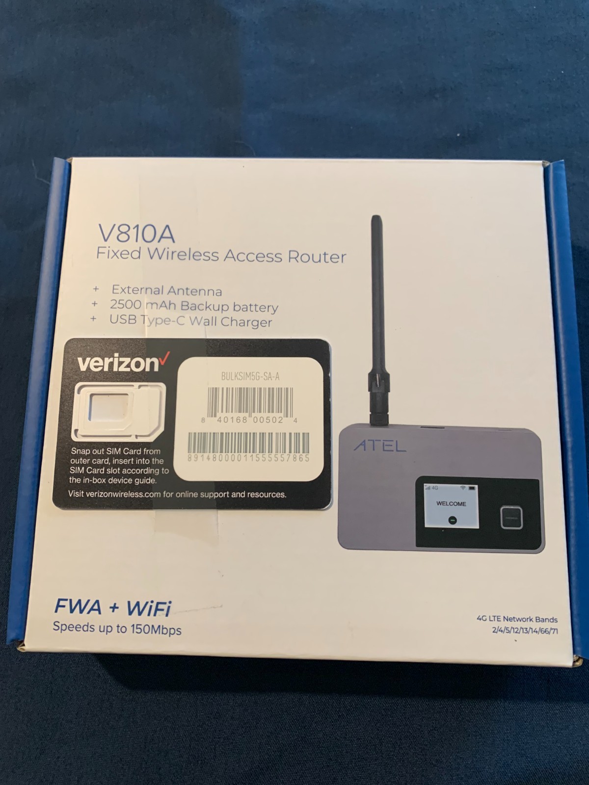 ATEL V810A Fixed Wireless Acess Router