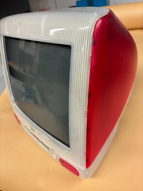 1999 Apple iMac G3 266MHz Strawberry Mac OS 9 Vintage Working M4984