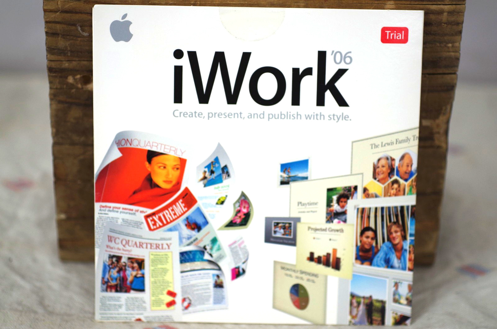 APPLE Mac iWork '06 Trial Version Software New 