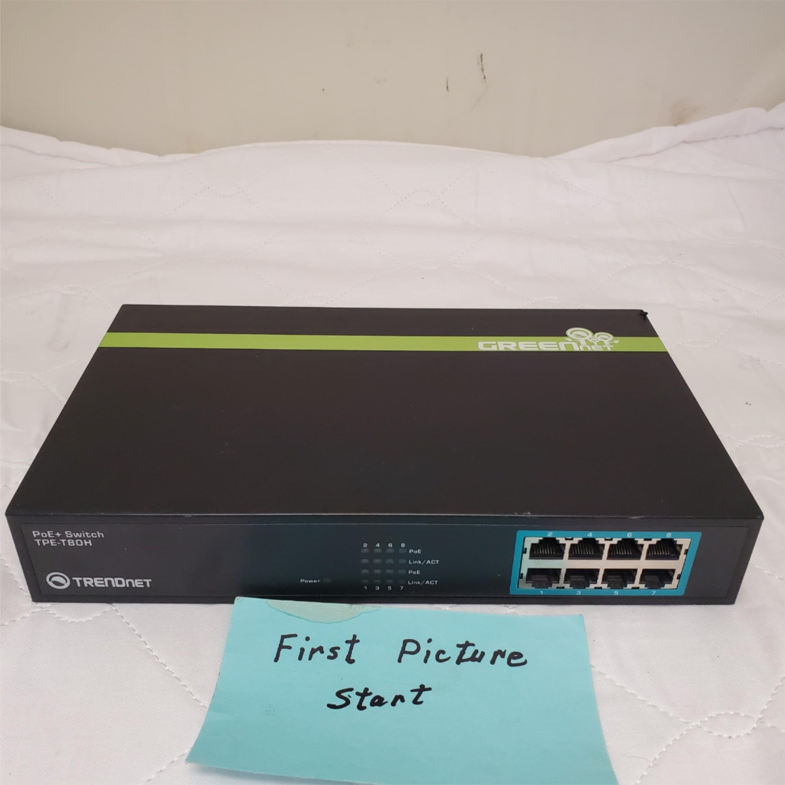 Trendnet TPE-T80H 8-Port 10/100Mbps Greennet PoE+ Switch