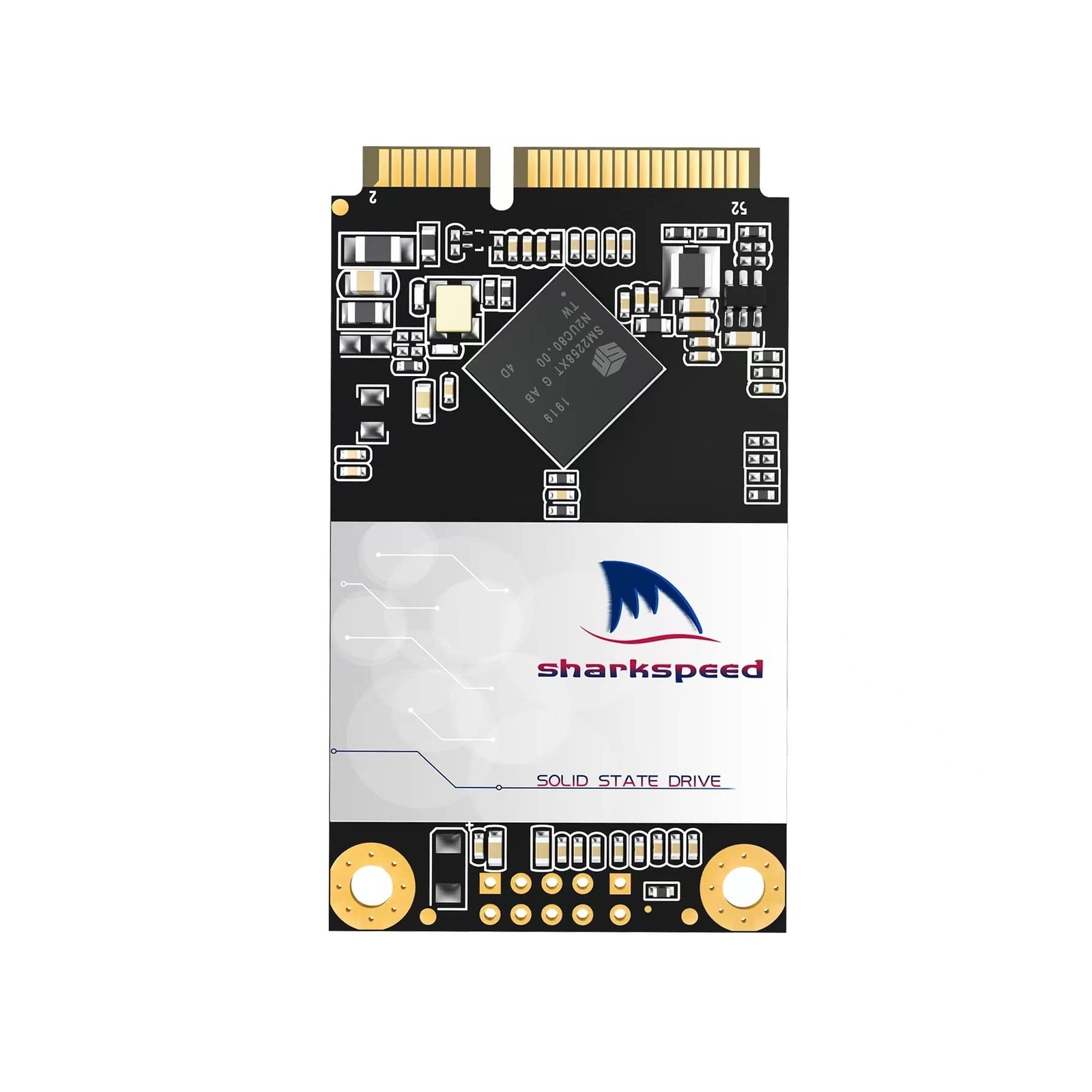 SSD mSATA 2TB SHARKSPEED Plus Internal Mini SATA SSD Drive 3D NAND Solid Stat...