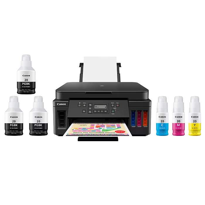 Canon PIXMA MegaTank G6020 Wireless Color All-In-One Supertank Inkjet New