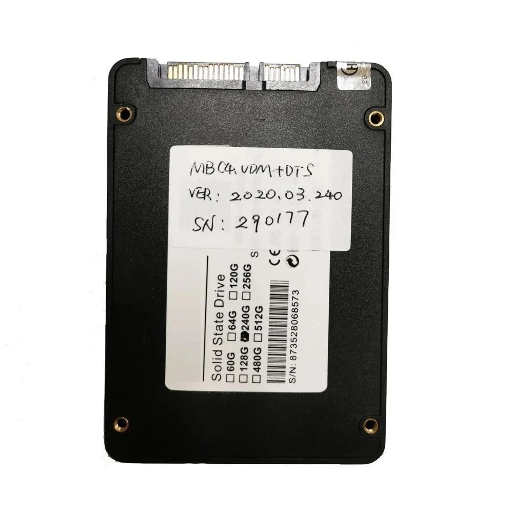 512GB 2026.03 C4 doip SSD Software 2.5 SATA Hard Drive for MB STAR C4 C6 Xentry