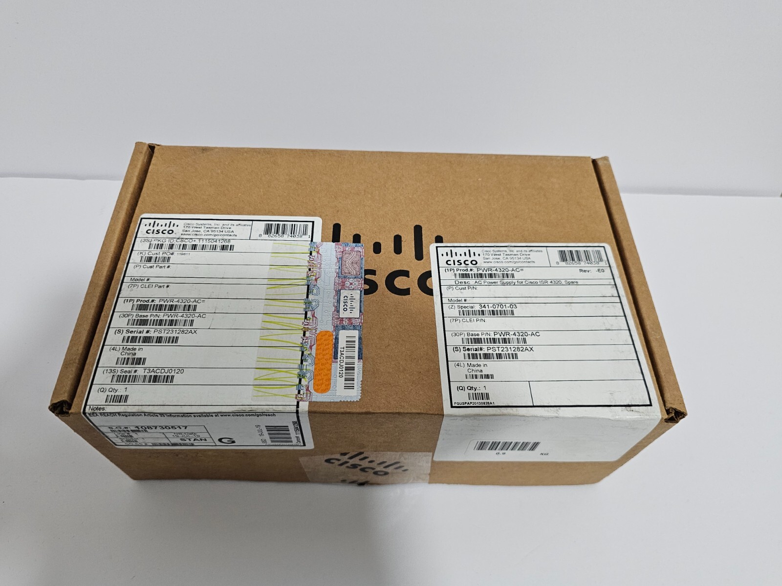 Cisco PWR-4320-AC AC Power Supply for Cisco ISR 4320, Spare. NEW