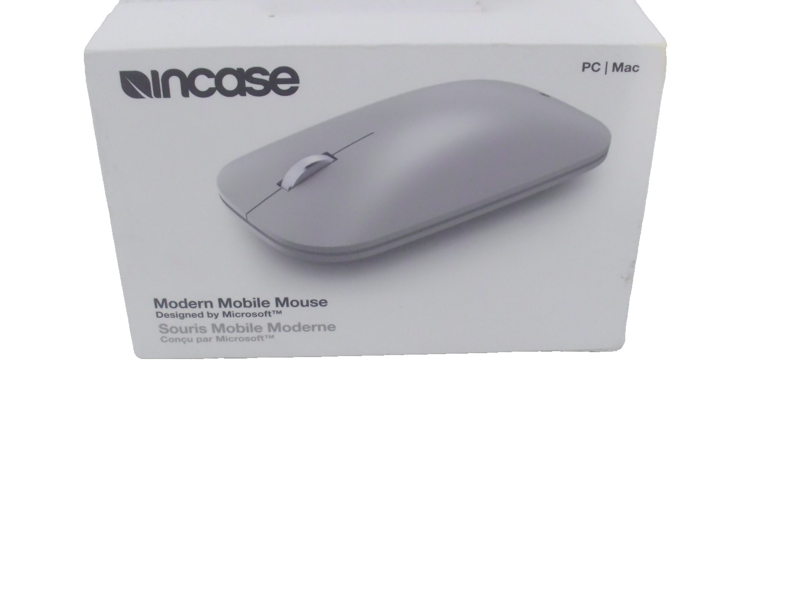 Incase Modern Mobile Bluetooth Mouse Designed by Microsoft Platinum PC MAC
