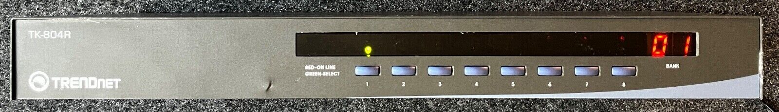 TRENDnet TK-803R 8-Port Rack Mount USB PS/2 KVM Switch - NO POWER SUPPLY