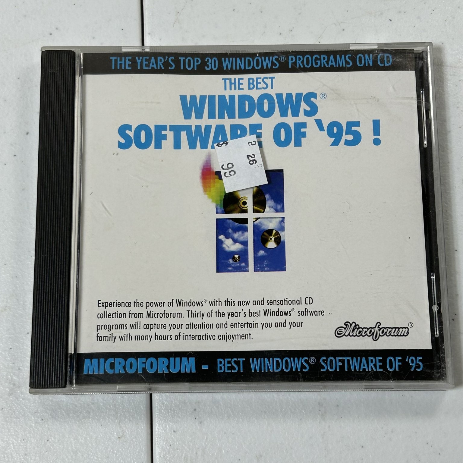 Microforum The Best Windows Software of 95 CD-ROM Software Collection