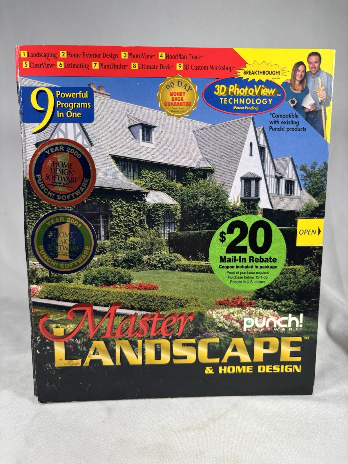 Punch Software Master Landscape & Home Design Windows 95 98 2000 New