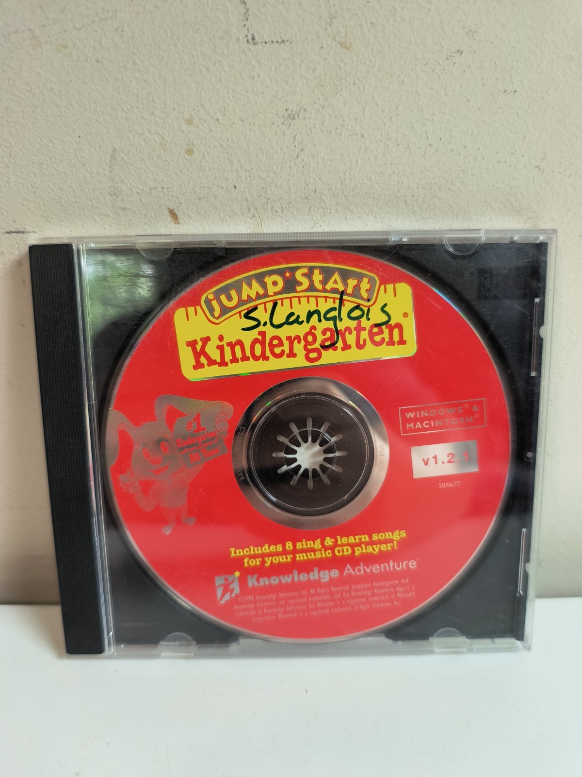 JumpStart Preschool Educational Computer PC Game 1996 CD-ROM No Manual