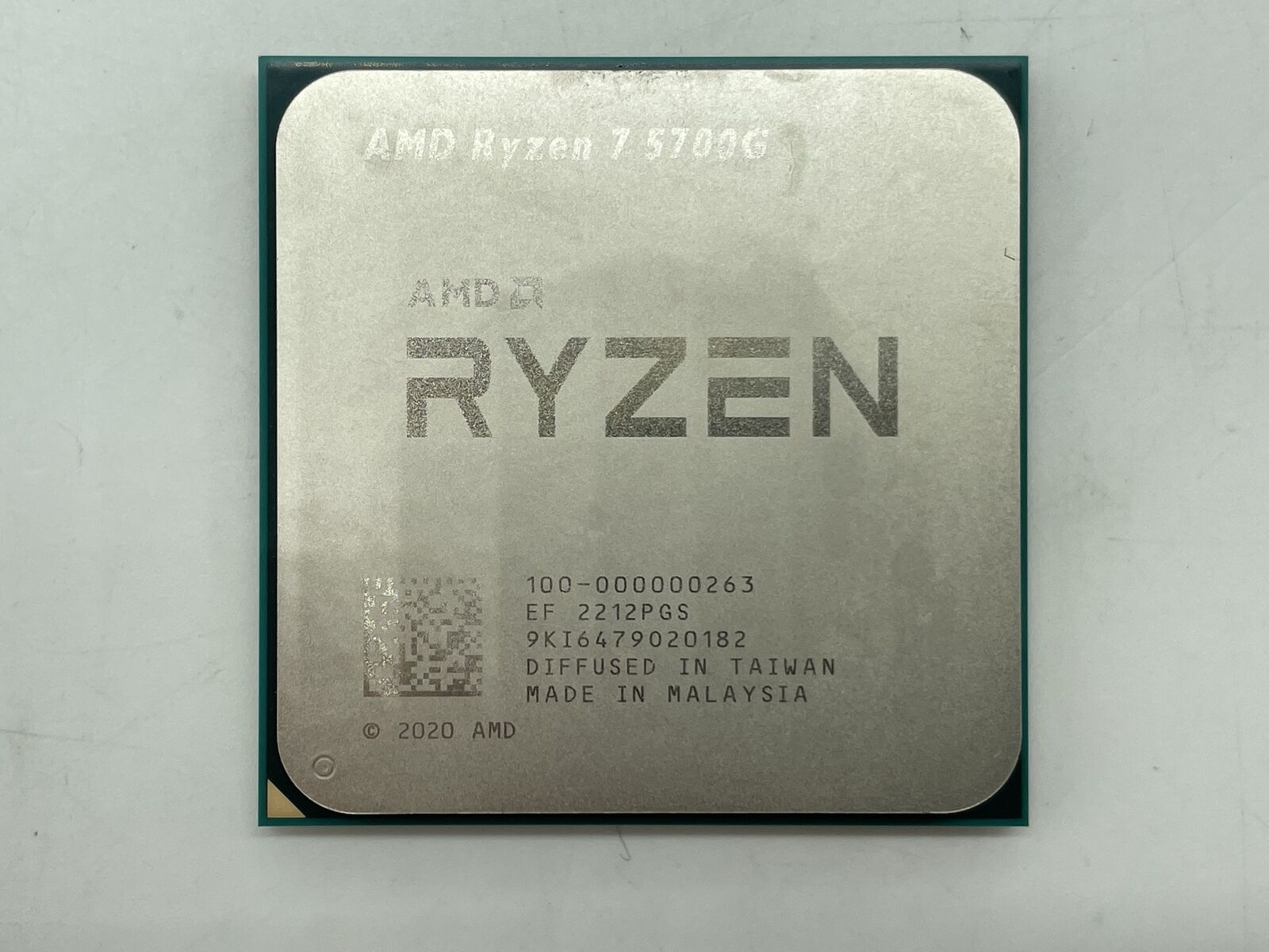 AMD Ryzen 7 5700G AM4 3.8GHz 8-Core 16-Thread Processor Used